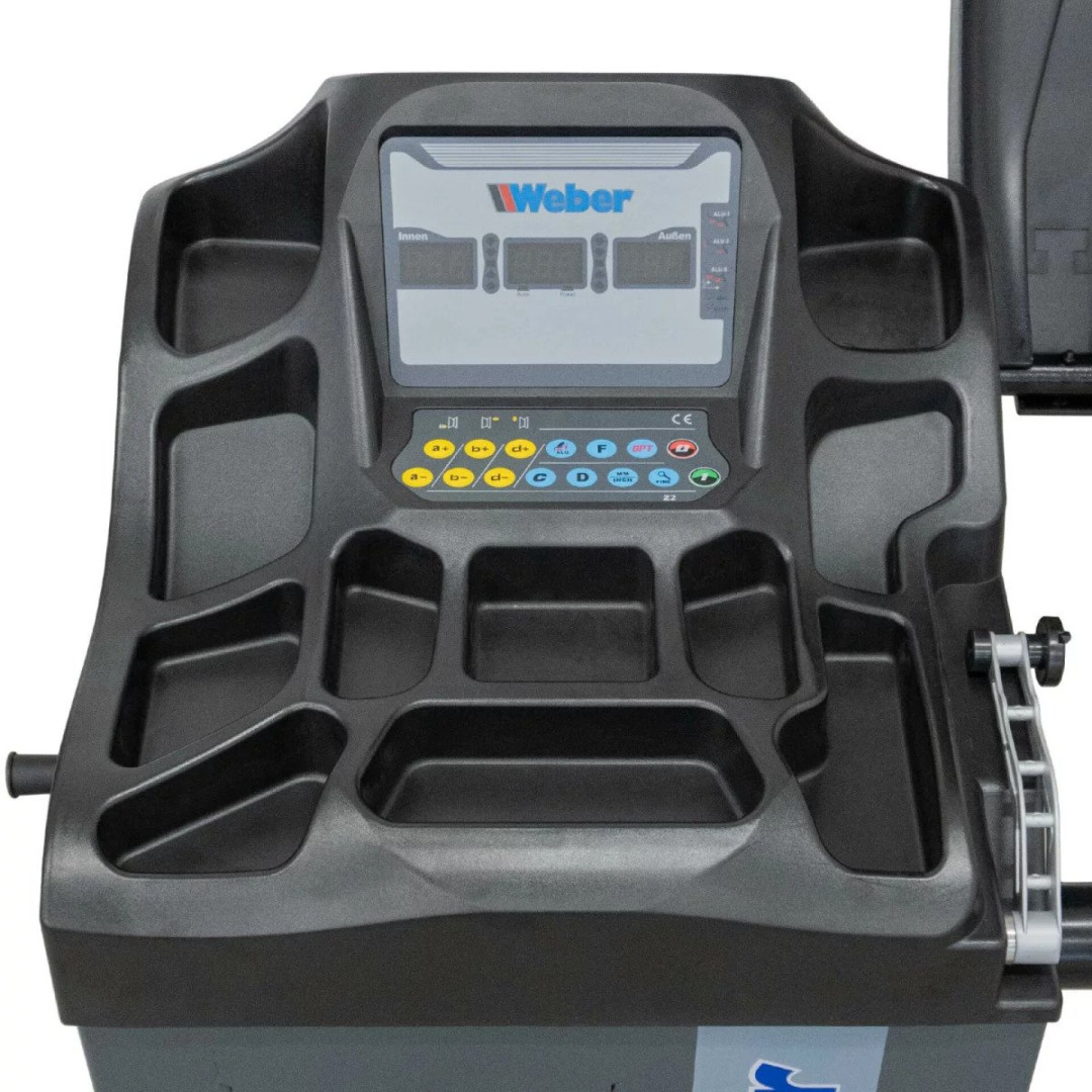 Vyvažovačka a zouvačka auto pneumatik 10" - 24", profi serie, sada 180 kg + 130 kg, Weber