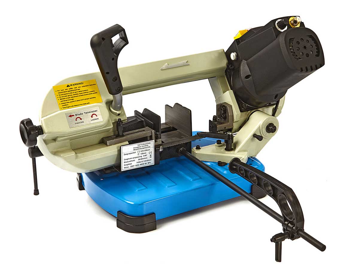 HBM 125, přenosná pásová pila na kov, vario otáčky, 25 kg