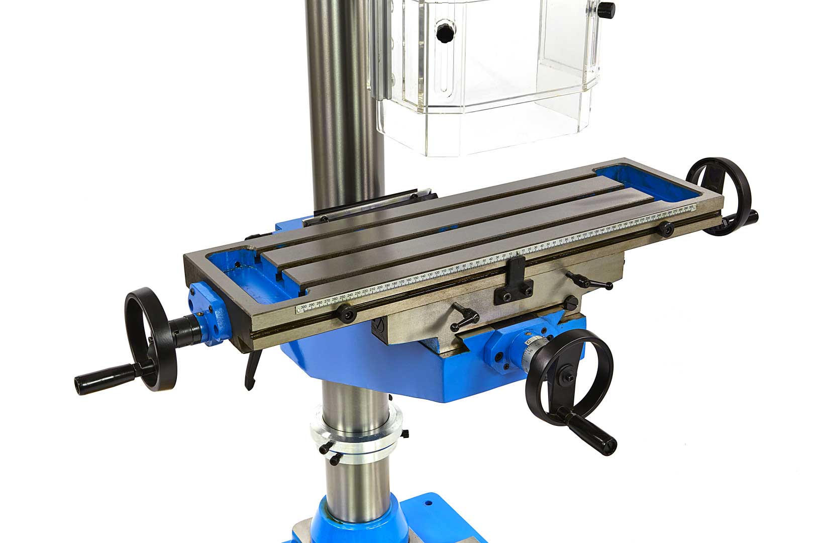 HBM 40H Profi frézka-vrtačka-závitořez, vřeteno MK4, litinová konstrukce, převodovka v oleji, 400V - 3f, 350 kg