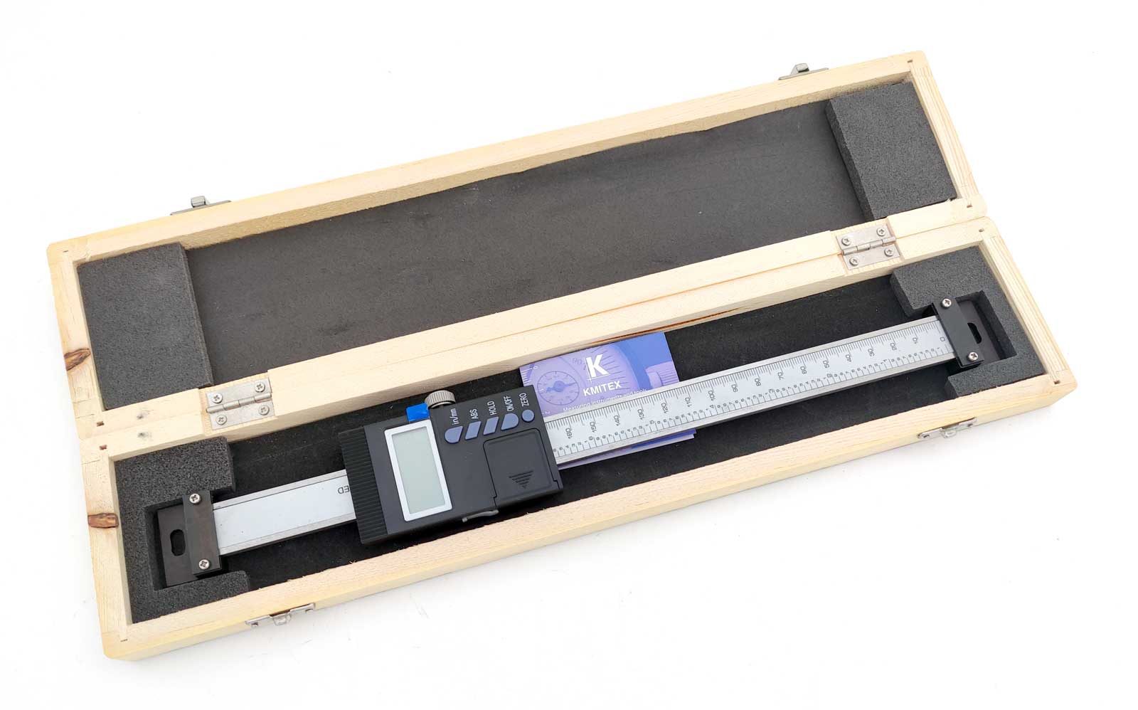 Digitální snímač polohy / digitální posuv – vertikální, rozsah 200 mm, rozlišení 0.01 mm