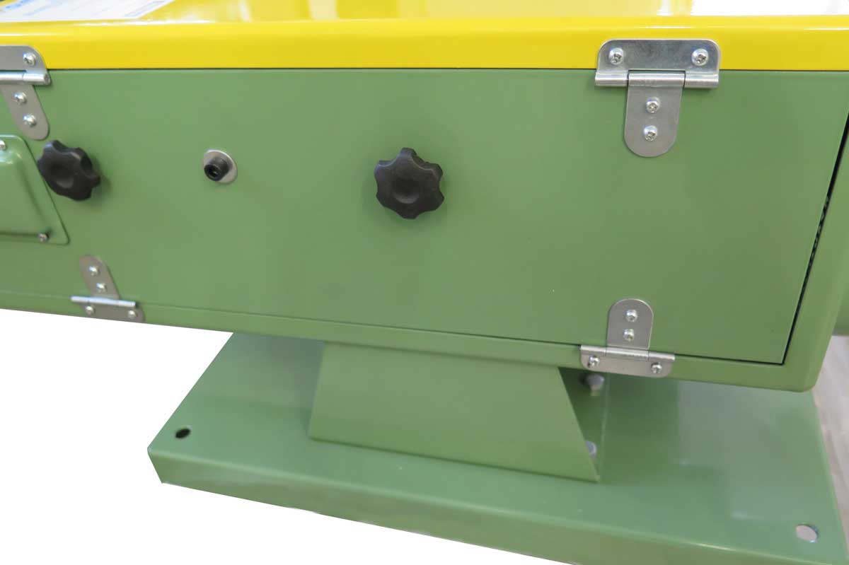 Výkonná pásová bruska se stojanem, 1 fáze, 1.5 kW - 40 kg, Warco