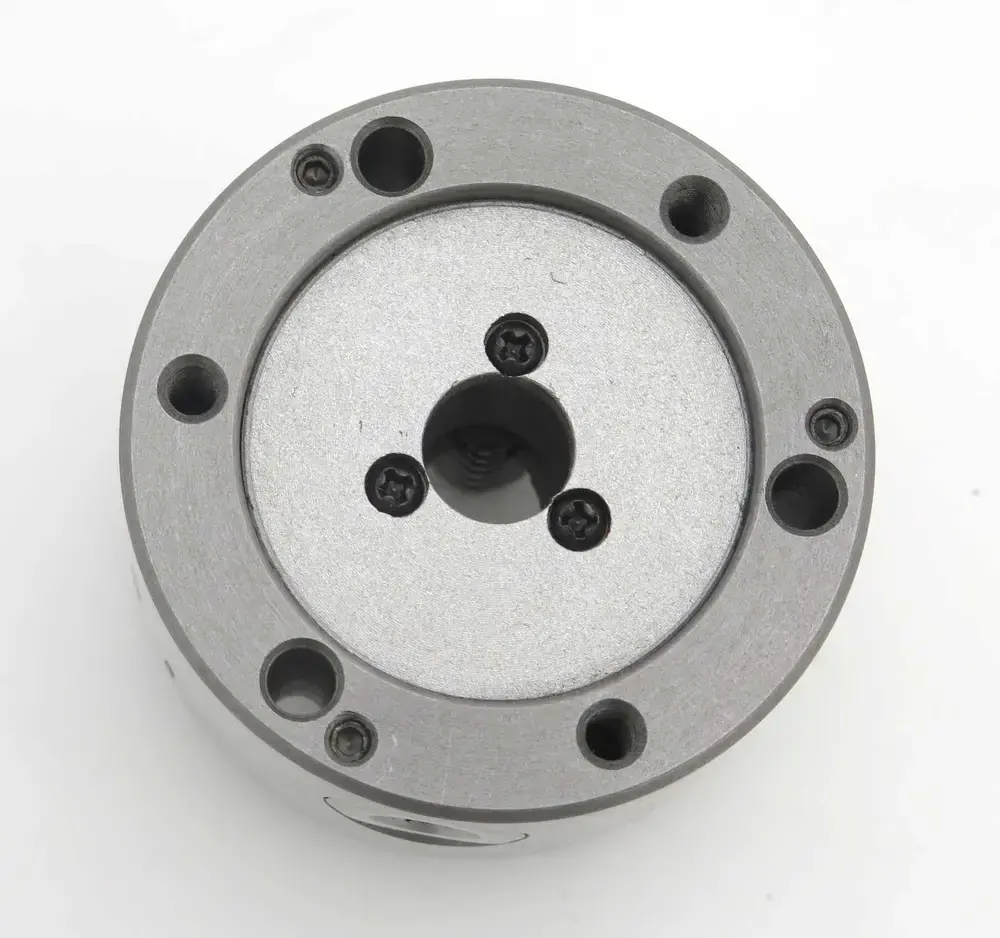 Samocentrovací soustružnické sklíčidlo K11-80 mm, 3 čelisti, DIN 6350