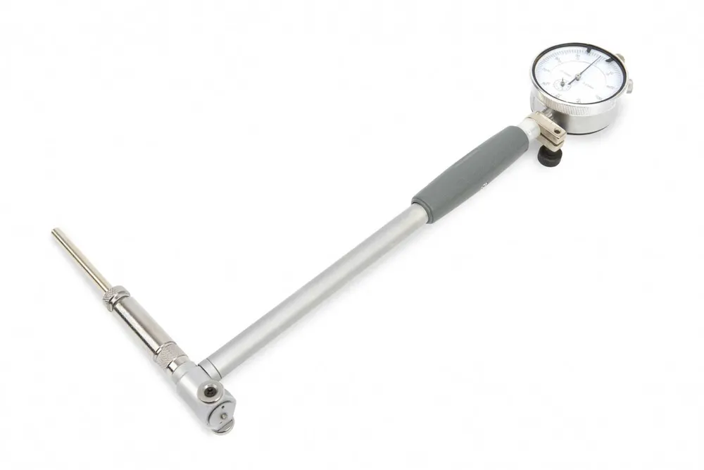 Profesionální dutinoměr dvoudotekový pro měření vnitřních otvorů, rozsah 50 - 160 mm, analogový, 0,01 mm - sada