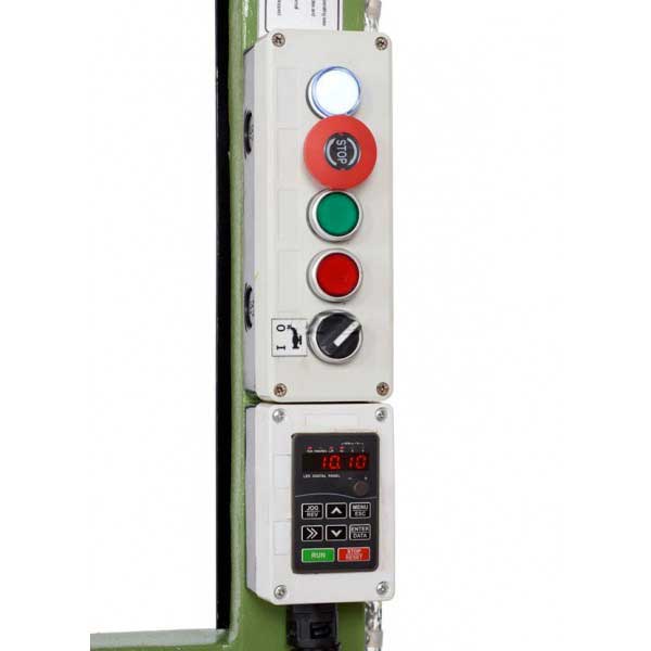Warco 712V, profesionální pásová pila na kov, variabilní otáčky 