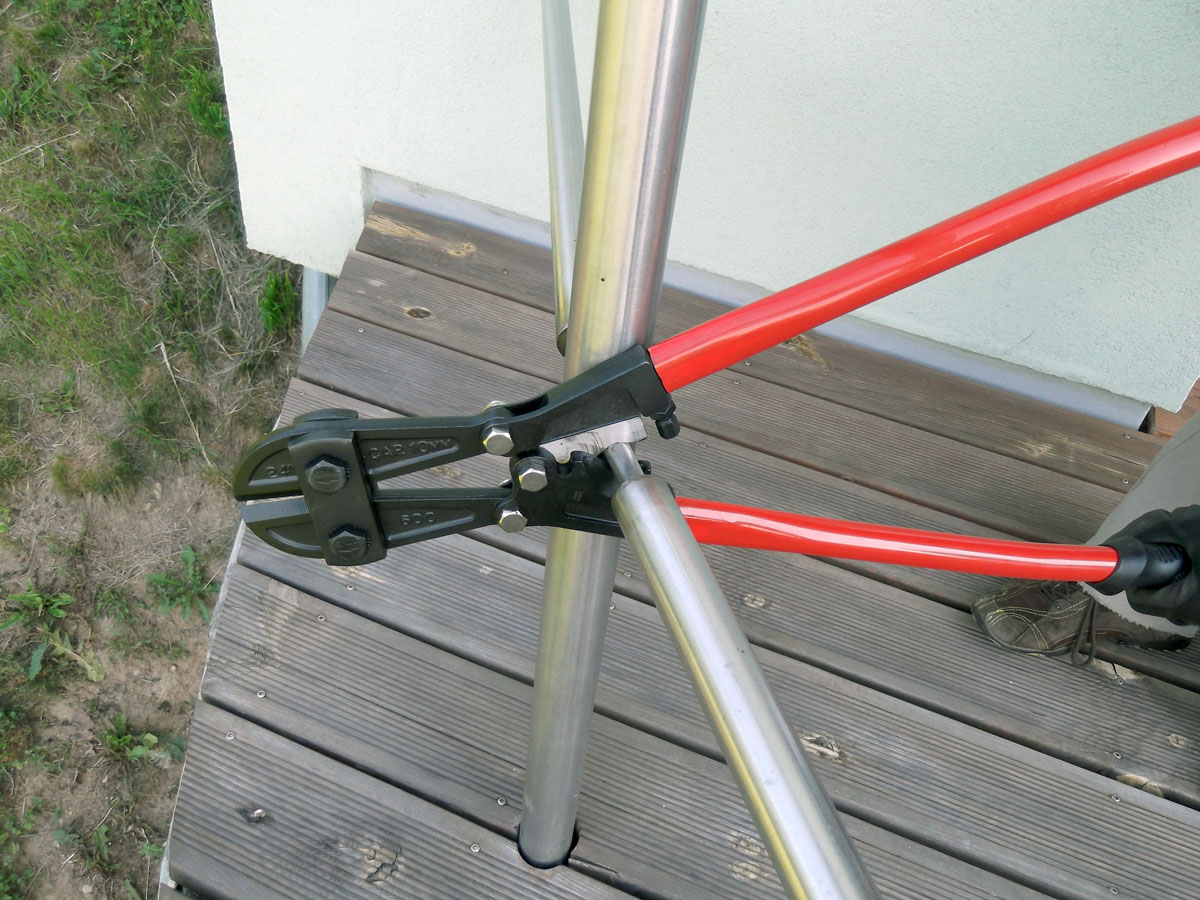 Kleště štípací pákové, 3-funkce, tvrzené, velké 24", 600 mm, Triumf