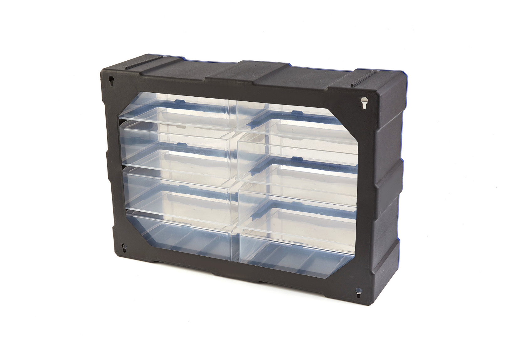 Plastový úložný box s 8 zásuvkami 52 x 37 x 16 cm