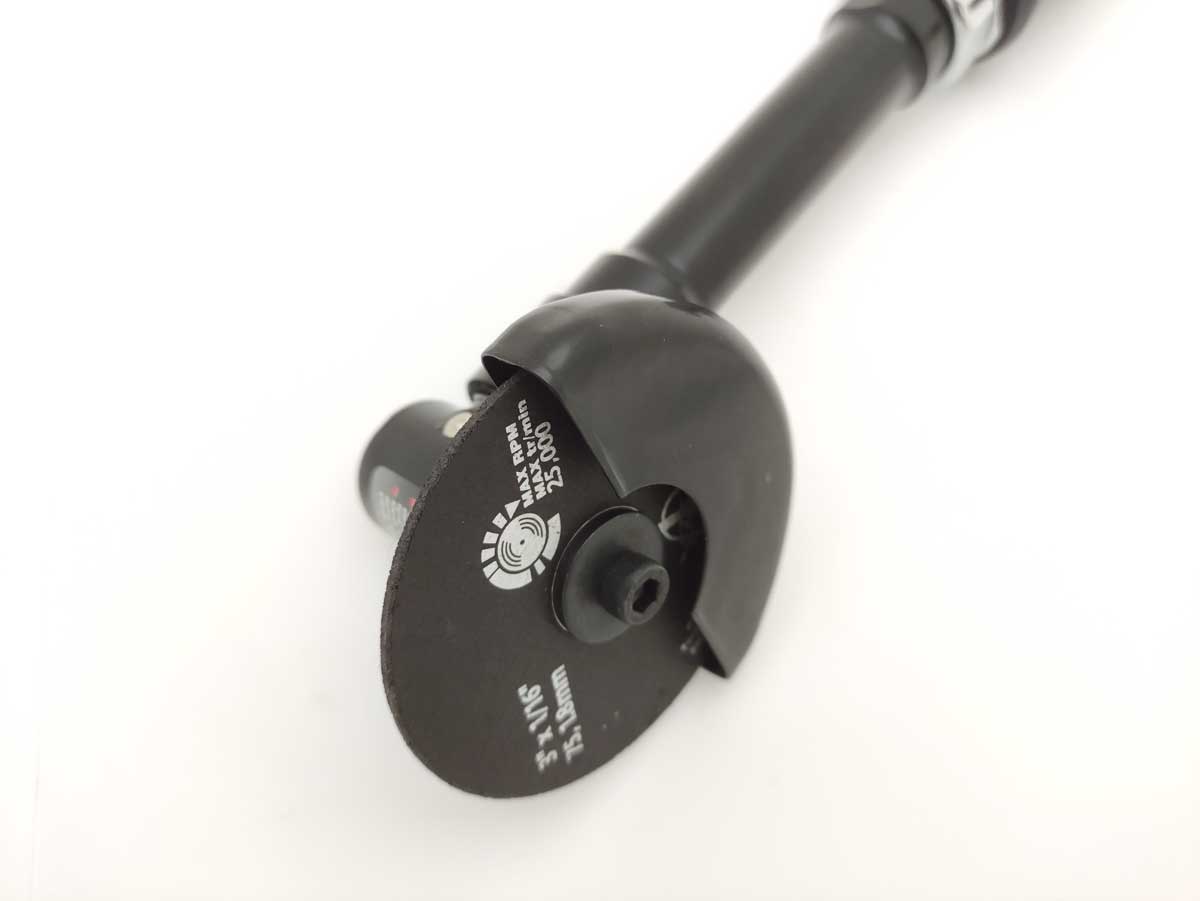 Vzduchová úhlová bruska 6.2 baru, extra dlouhá 310 mm, Welzh