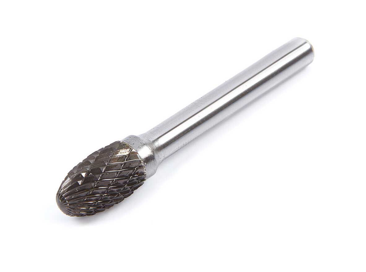 Karbidové stopkové frézy různých tvarů, stopka 6 mm, průměr 10 mm, 5 ks