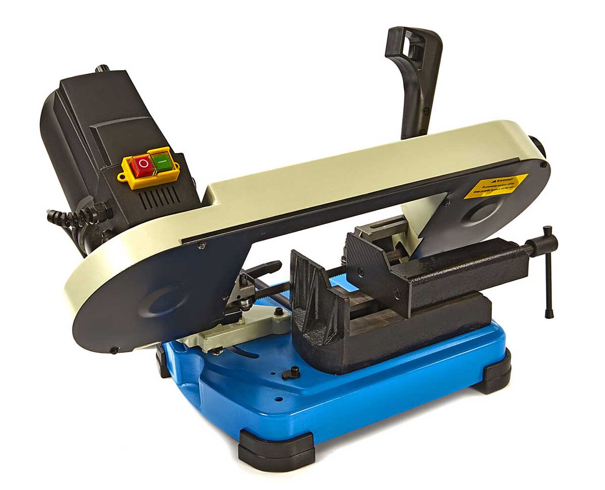 HBM 125, přenosná pásová pila na kov, vario otáčky, 25 kg