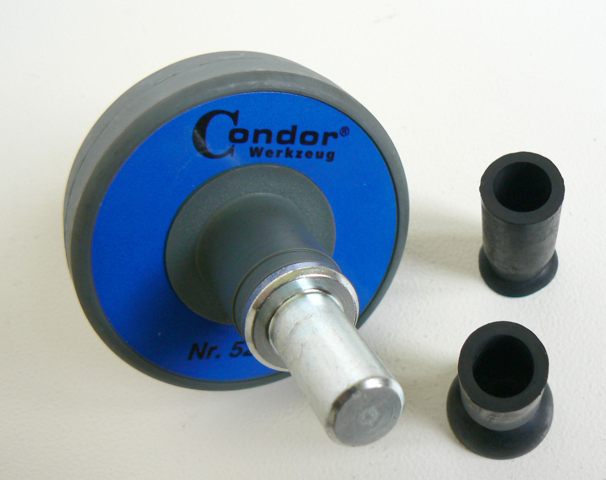 Přípravek na zabrušování ventilů, stopka 8 mm pro upnutí do vrtačky, Condor Werkzeug