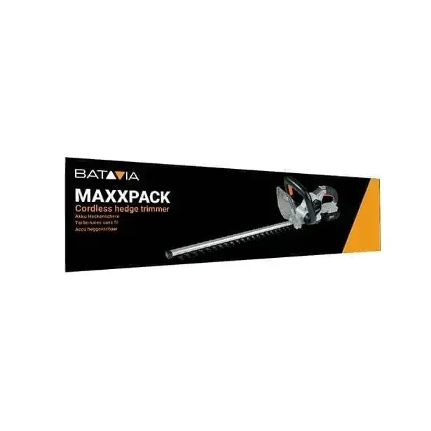 AKU nůžky na živý plot, plotostřih, 18V Li-Ion, bez baterie a nabíječky, bateriová platforma MAXXPACK BATAVIA