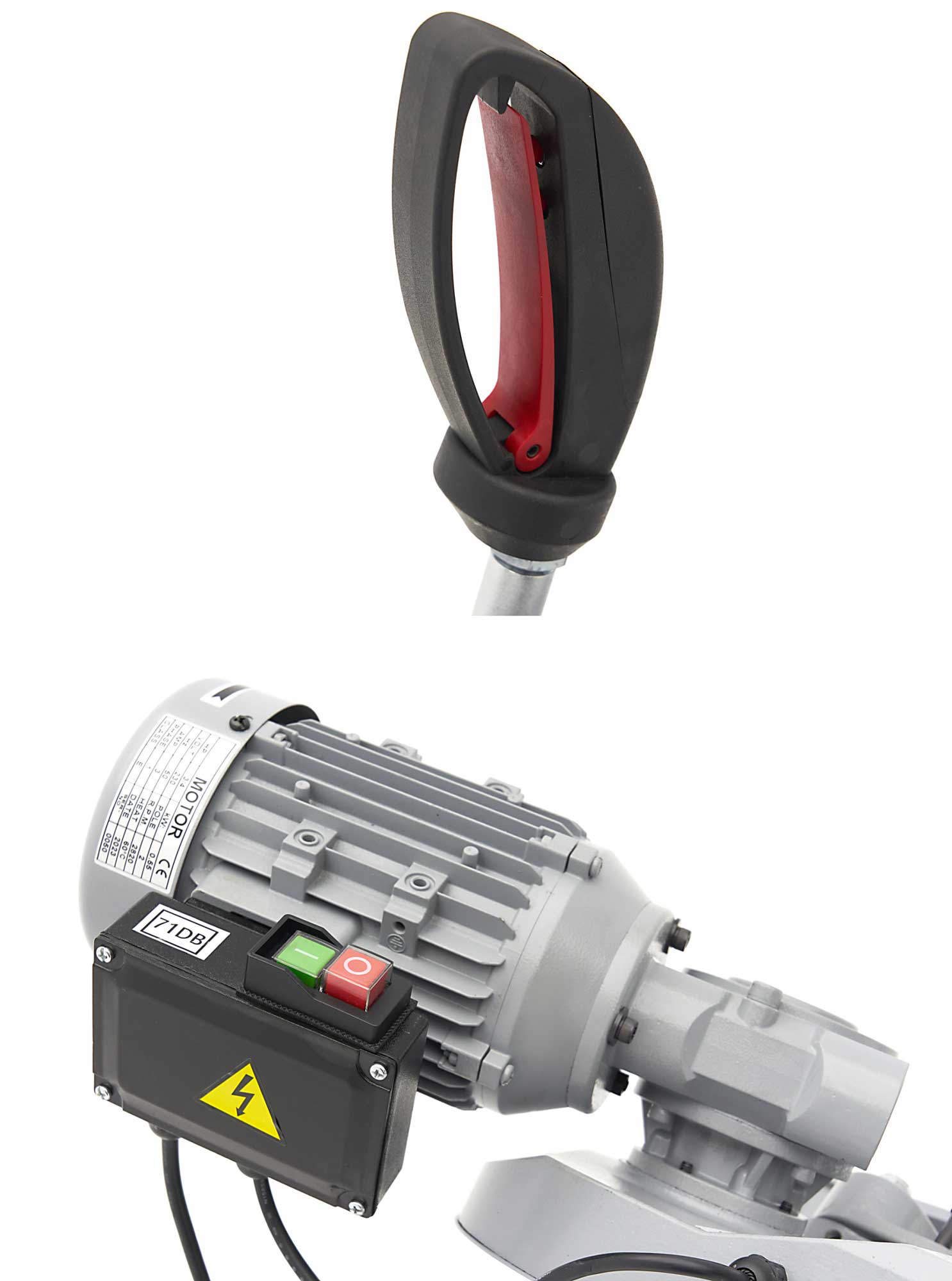 HBM 125P, přenosná pásová pila na kov, litinová základna, 550 W, 25 kg