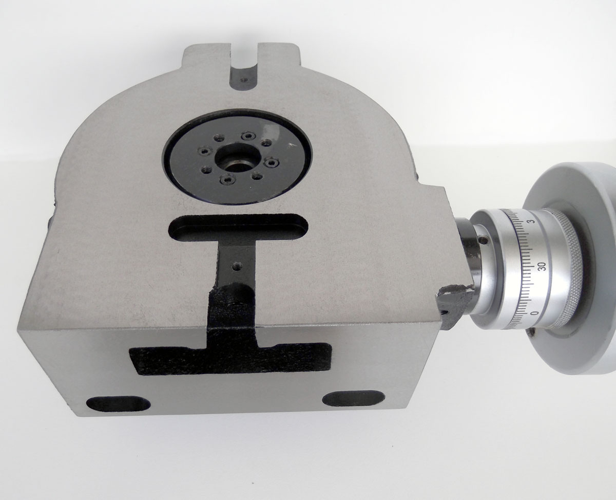 HV6, horizontálně-vertikální otočný a dělící stůl-150mm, 3 dělicí kotoučky, Warco