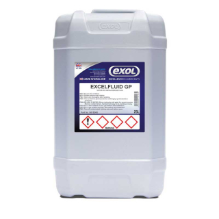 Exol Excelfluid GP, univerzální vodou ředitelná částečně syntetická řezná a obráběcí kapalina / emulze, 25l