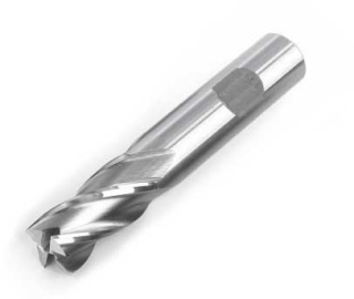 Fréza z rychlořezné oceli a 8% kobaltu HSS-Co, 4 břity, dřík 16 mm, průměr 20 mm