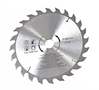 Pilový kotouč s karbidovými zuby, 300 mm, s adaptéry, jemnější řez, 80 zubů