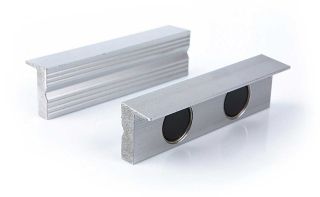 Hliníkové čelisti s přídržnými magnety pro svěrák, šířka 150 mm