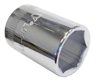 Hlavice nástrčná Lok-Typ 1/4", 7 mm, 6 hran, CrV, Welzh
