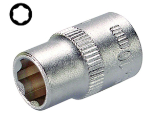 Hlavice nástrčná 1/4", Super-Lock, CrV, 13 mm, Triumf