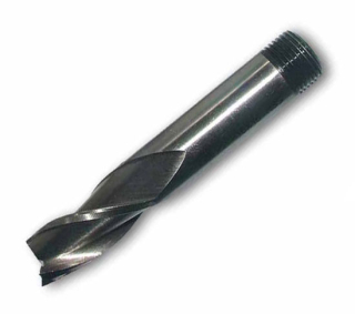 Drážkovcí fréza HSS Cobalt 2 břity se závitem, 5 mm, Warco