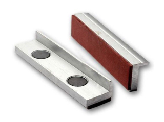 Hliníkové magnetické pryžové čelisti pro svěrák, 100 mm, Warco