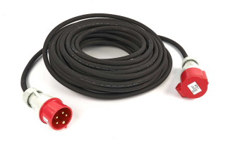 3f neoprénový prodlužovací kabel 380 V, 5G x 1.5 mm, délka 25 m