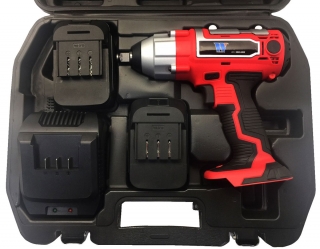 Vysoce výkonný rázový utahovák AKU, Li-Ion, 3 Ah, 18 V, 600 Nm, Welzh