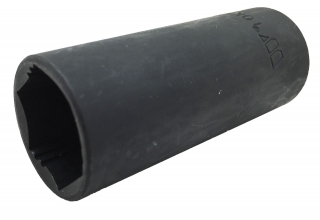 Nástrčná hlavice CrMo tvrzená 1/2", Lok-TYP, 6 hran, 27 mm, prodloužená, Welzh