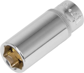 Hlavice prodloužená nástrčná 1/4" s přídržným magnetem, 10 mm, 6 hran, CrV, Welzh
