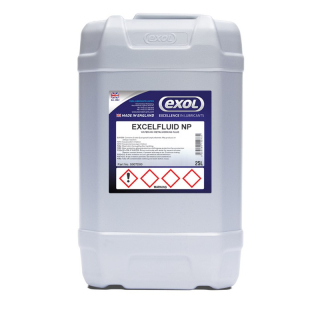 Exol Excelfluid NP, univerzální vodou ředitelná řezná a obráběcí kapalina / emulze, 25l