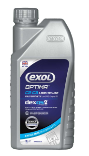 Exol Optima C2 C3 LSGM 5W-30 LongLife, plně syntetický motorový olej, 1l