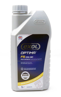 Exol Optima FS 0W-30, plně syntetický motorový olej, 1l