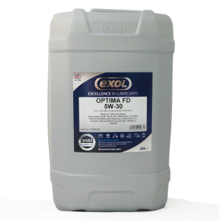 Exol Optima FD 5W-30, plně syntetický motorový olej, pro Ford, 25l