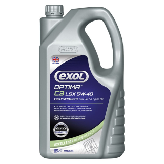 Exol OPTIMA C3 LSX 5W-40, plně syntetický motorový olej, pro PD motory, 5l