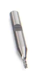 Fréza z rychlořezné oceli HSS-M2, 4 břity, dřík 6 mm, průměr 1.5 mm