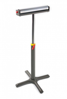 Výškově stavitelný podávací stojan pro strojní pily s rolnou, pracovní výška 775 - 1150 mm, nosnost až 80 kg