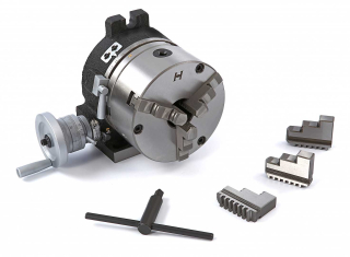 Otočný stůl HV6 - 160 mm, včetně samocentrovacího sklíčidla, sada, 25 kg
