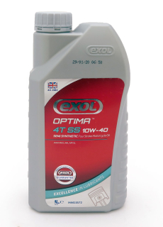 Exol Optima 4T SS, částečně syntetický olej pro výkonné motocykly, 1l