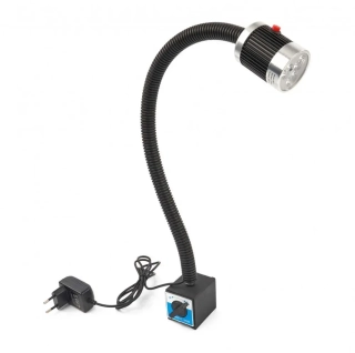 Průmyslové LED světlo s flexibilním ramenem a magnetickou základnou