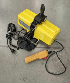 Profesionální elektrický řetězový kladkostroj, naviják 500 kg - použité