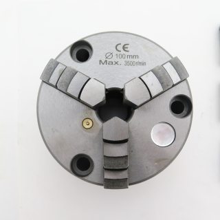 Samocentrovací soustružnické sklíčidlo K11-100 mm, 3 čelisti, DIN 6350