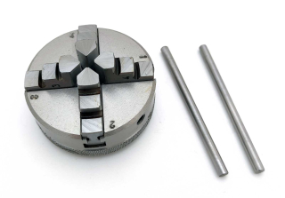 Samocentrovací soustružnické sklíčidlo 65 mm, 4 čelisti, závit 14 x 1 mm