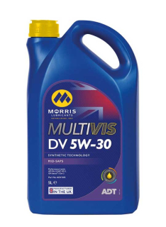 Morris Multivis ADT DV 5W-30, syntetický motorový olej pro Opel a GM, 5l