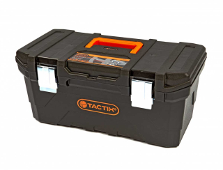 Plastový úložný kontejner kufr Tactix / box na nářadí 50 cm, 32 l