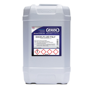 Exol Excelfluid FSLF, univerzální vodou ředitelná řezná a obráběcí kapalina / emulze, plně syntetická, 25l