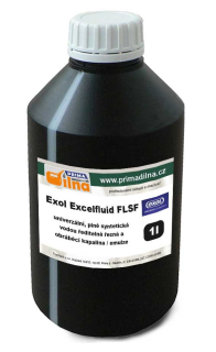 Exol Excelfluid FSLF, univerzální vodou ředitelná řezná a obráběcí kapalina / emulze, plně syntetická, 1l