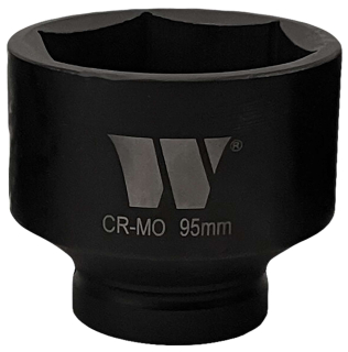 Hlavice nástrčná 1", 6 hran, pro rázové utahováky, CrMo, 95 mm, Welzh