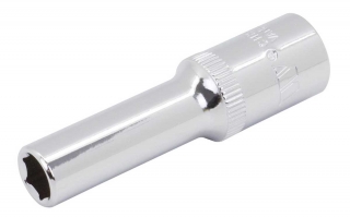 Hlavice prodloužená nástrčná 3/8", 8 mm, 6 hran, CrV, Welzh