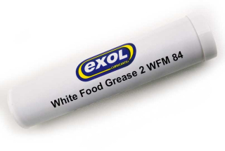 Exol White Food Grease WFM 84, bílá potravinářská vazelína, mazací tuk, vazelína pro potravinářské stroje, 400 g