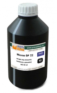 Exol MICRON GP 22, strojní olej vřetenový, ložiskový a převodový, 1l